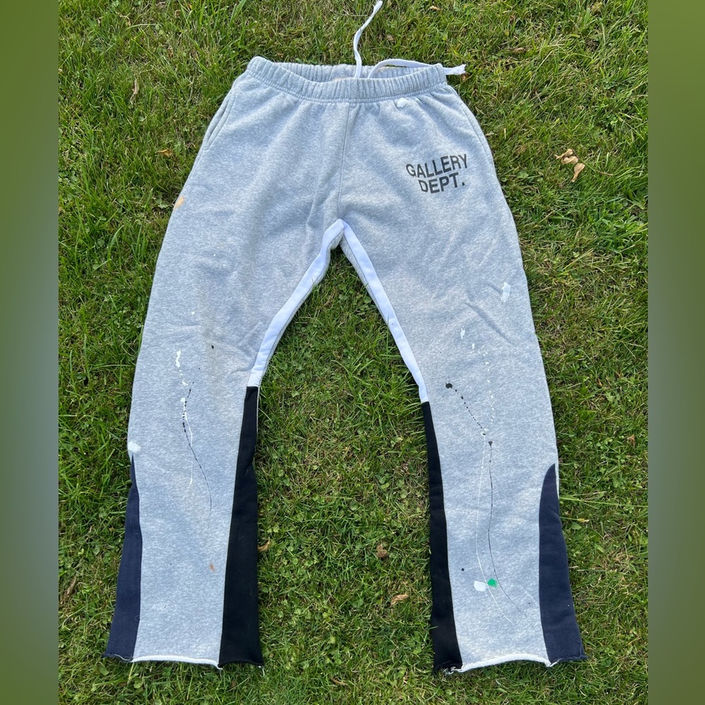Gallery Dept Gray and Black Sweatpants